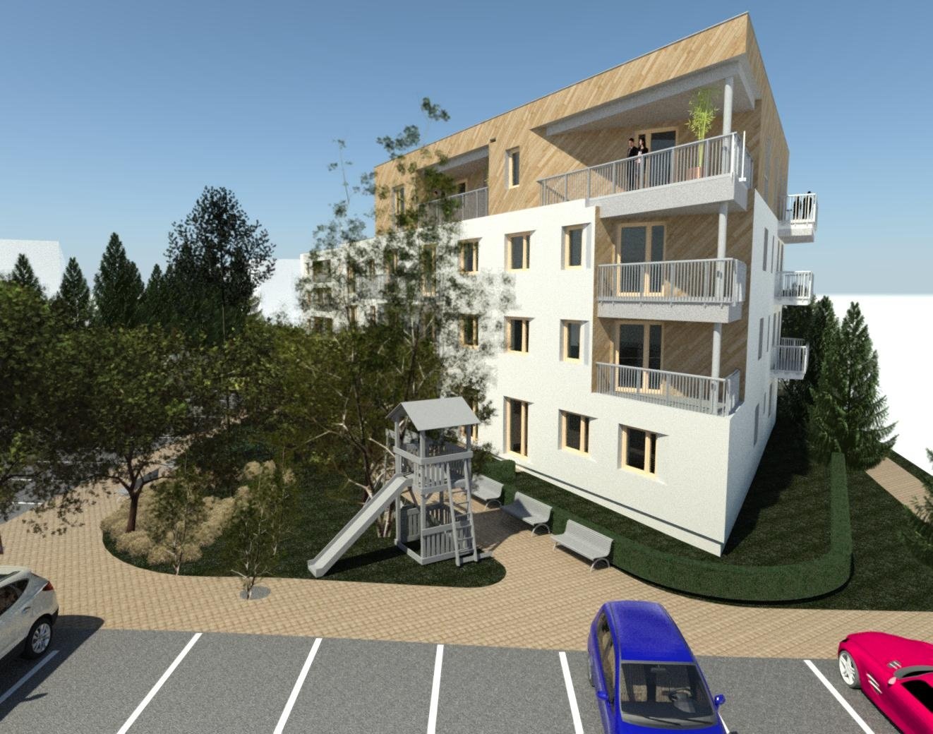 Apartment Building Javorová – vizualizácia 2