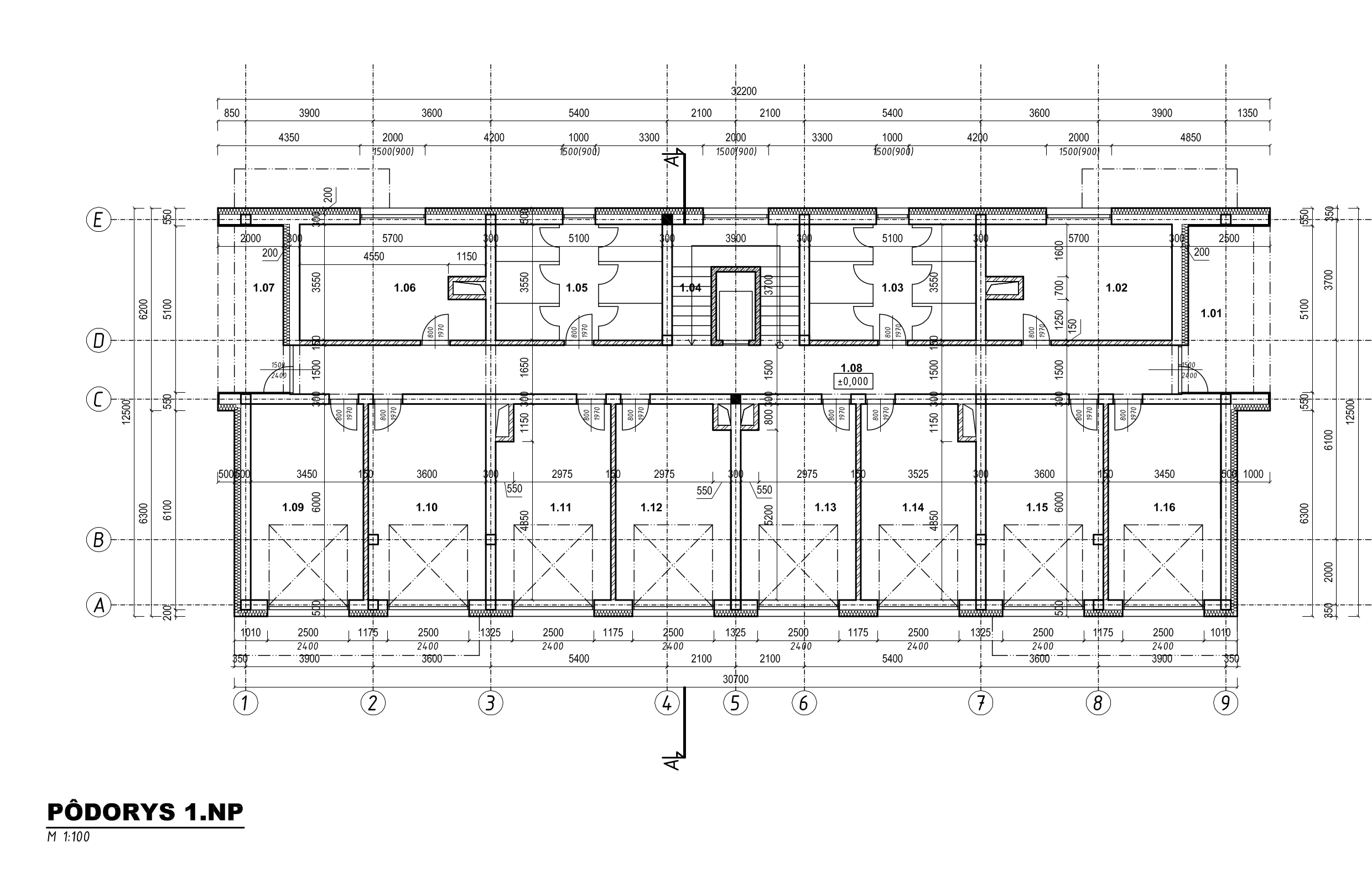 Floor plan - floor 1
